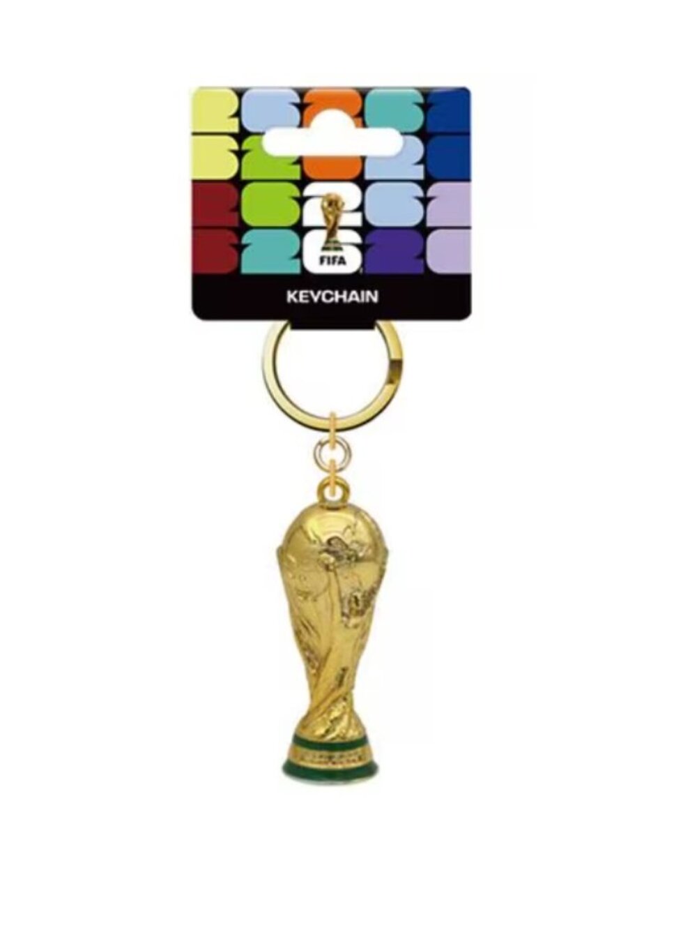 FIFA 2026 World Cup Trophy Keychain Charm NEW